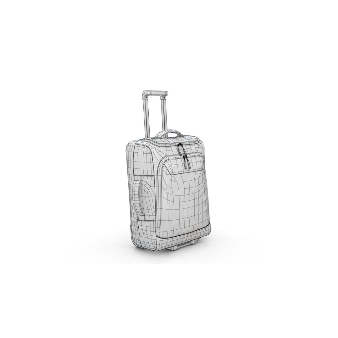 Travel Bag 3D Model – Low Poly PBR Asset for Various Uses, FBX, OBJ - View 13