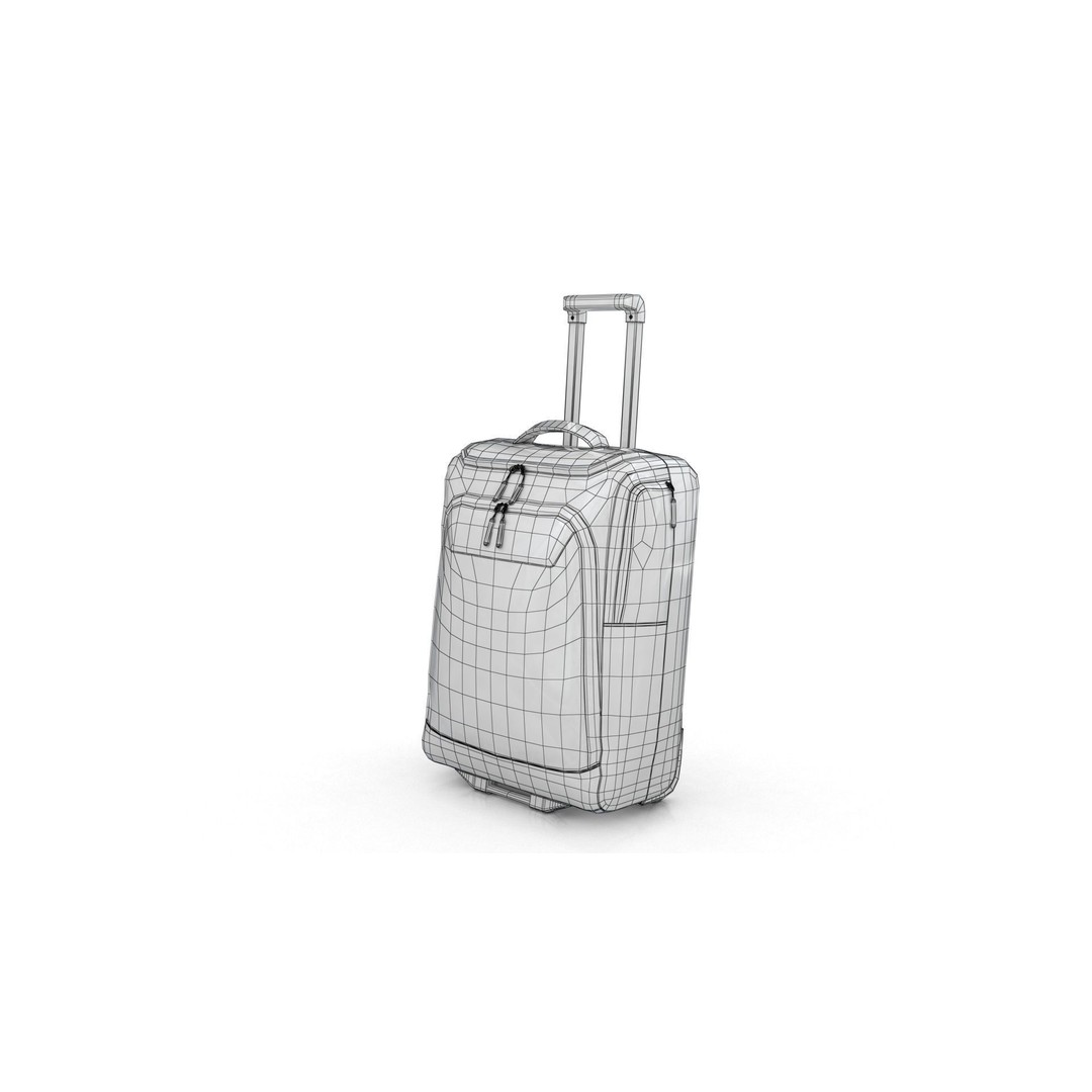 Travel Bag 3D Model – Low Poly PBR Asset for Various Uses, FBX, OBJ - View 15
