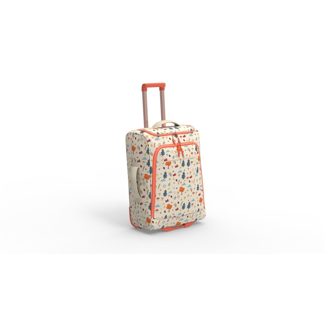 Travel Bag 3D Model – Low Poly PBR Asset for Various Uses, FBX, OBJ - View 3