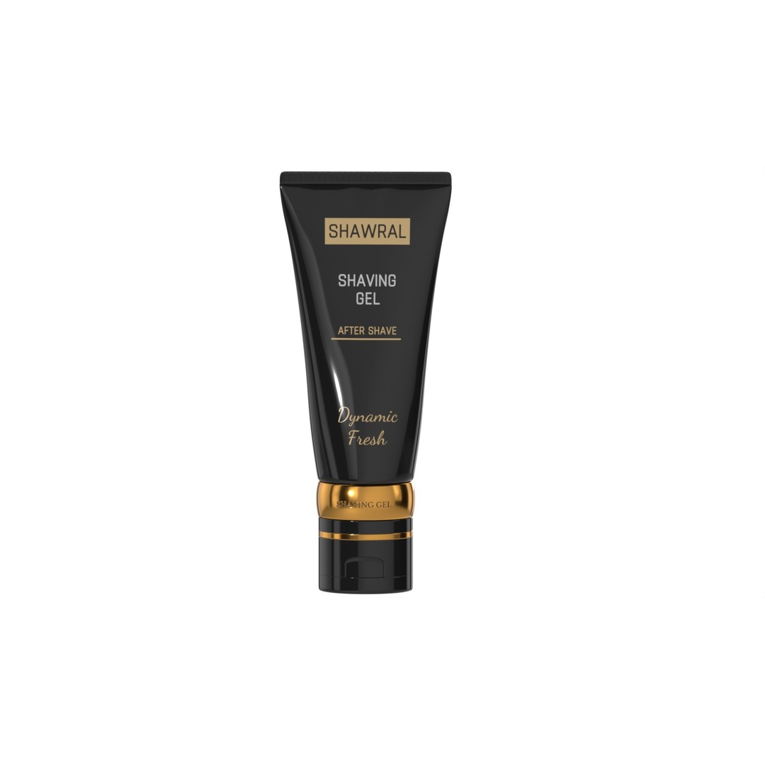 Shaving Gel 3D Model – Realistic Packaging with PBR Textures, FBX - View 4