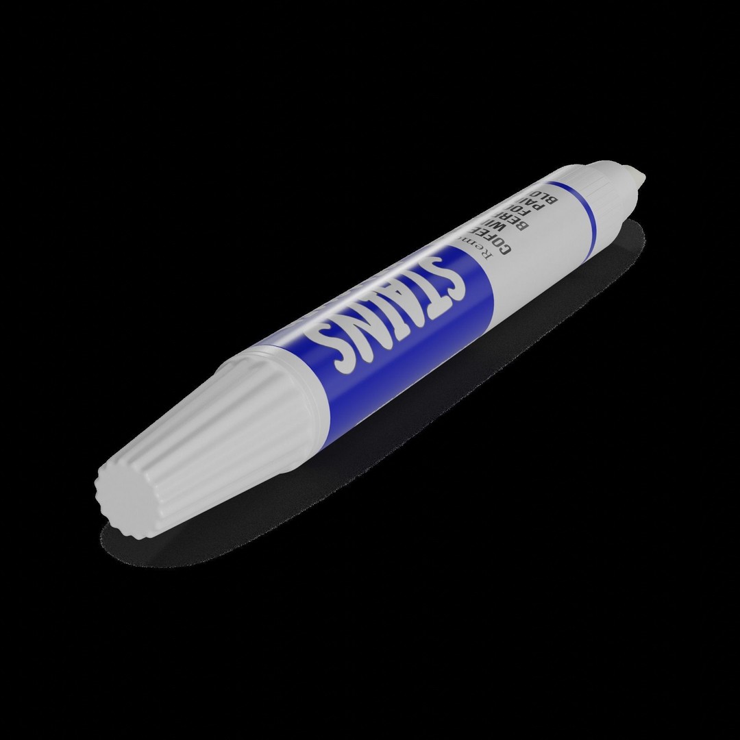 Stain Remover Stick 3D Model – Low Poly Household Asset, FBX