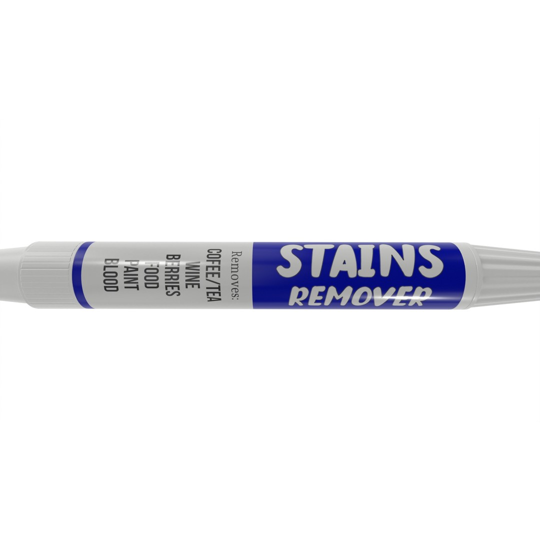 Stain Remover Stick 3D Model – Low Poly Household Asset, FBX - View 6