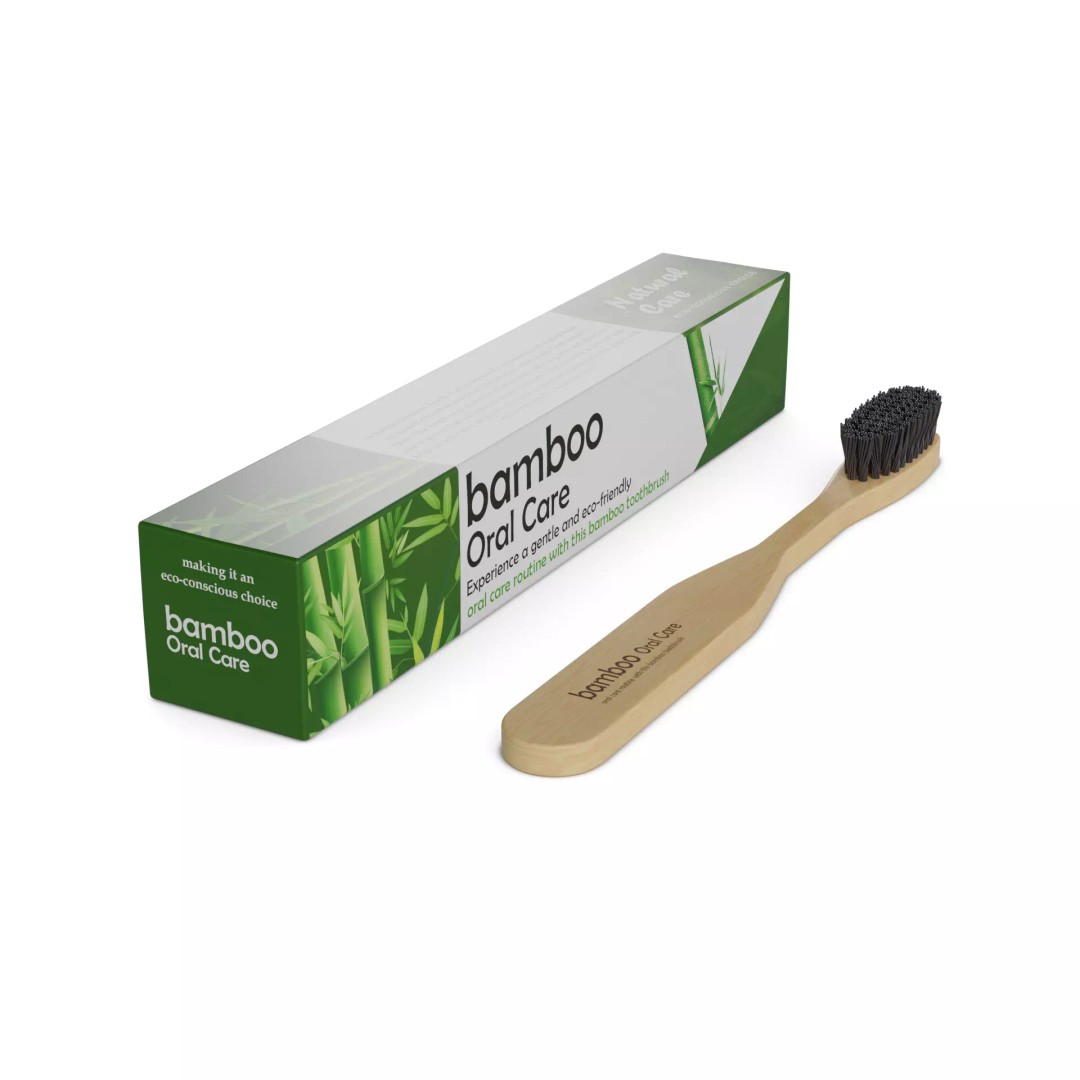 Bamboo Toothbrush 3D Model – Eco-Friendly PBR Asset, FBX - View 2