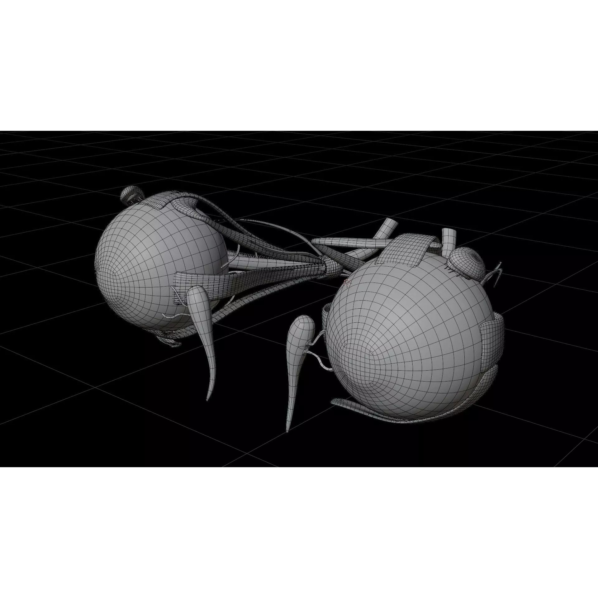 Human Eye Anatomy - Low-Poly 3D Model - View 10