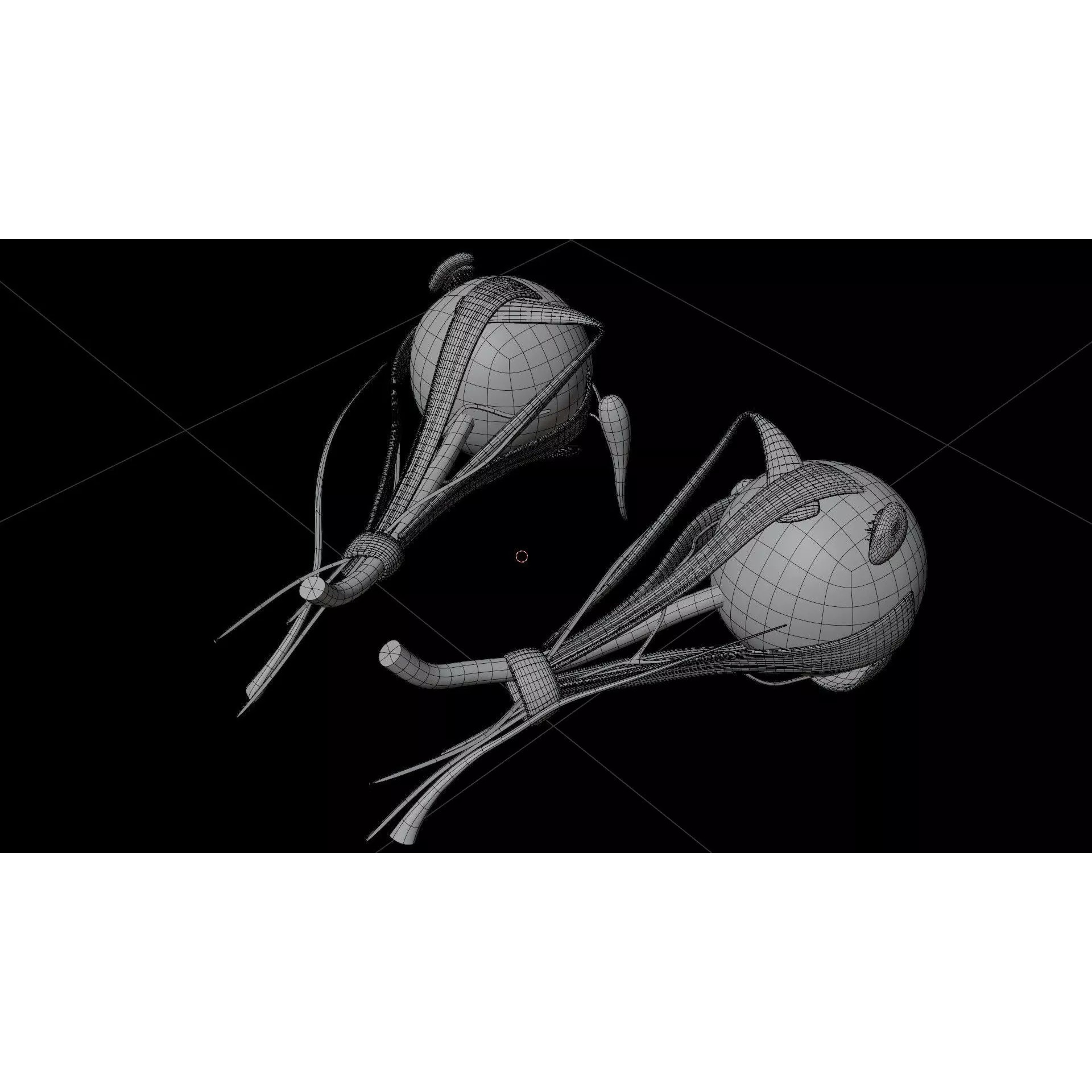 Human Eye Anatomy - Low-Poly 3D Model - View 9