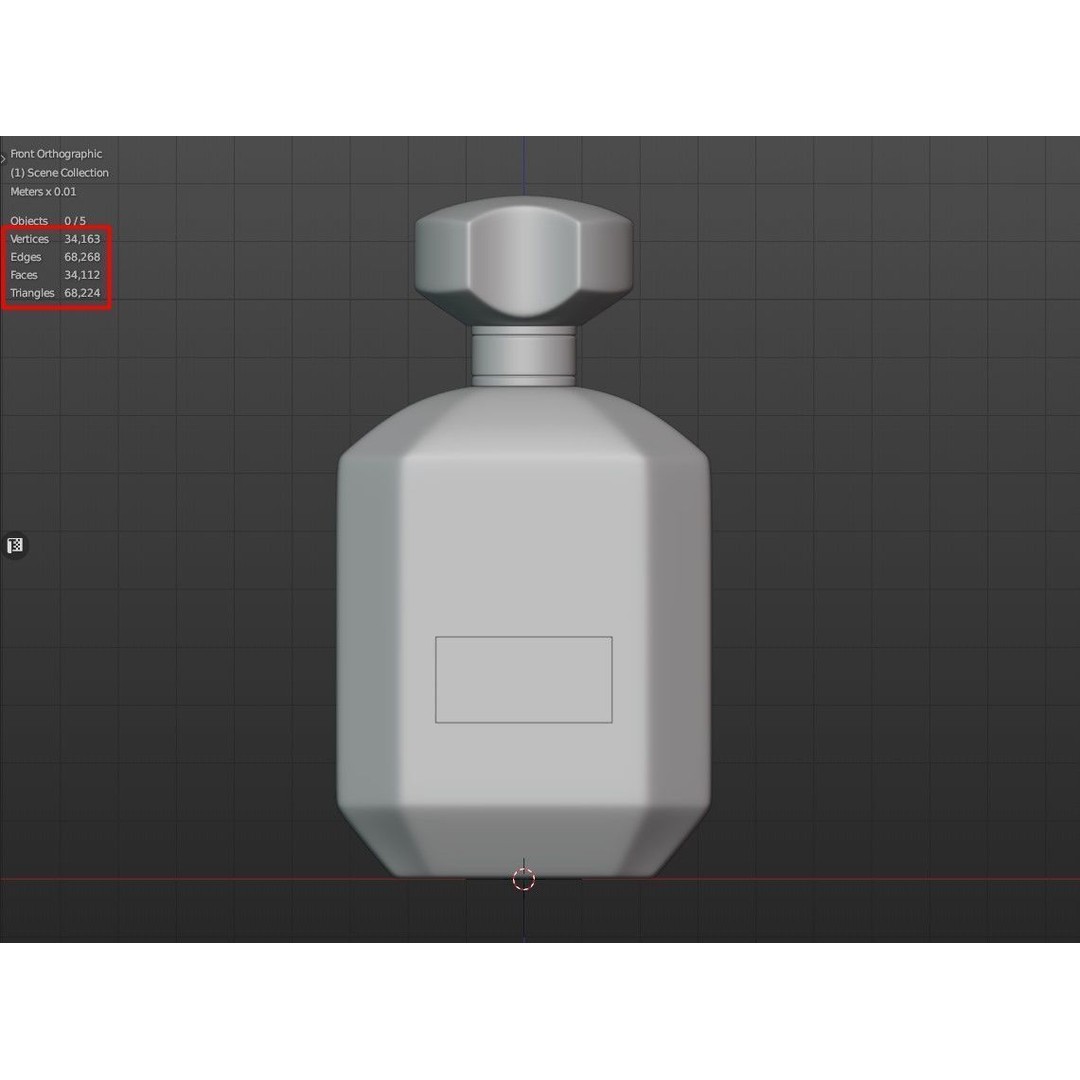 Perfume 3D Model – Low Poly PBR Game Asset, FBX