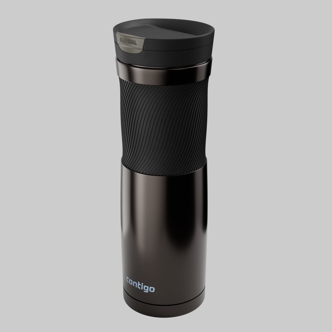 Water Bottle 3D Model – Photorealistic PBR Asset for Games, FBX - View 24