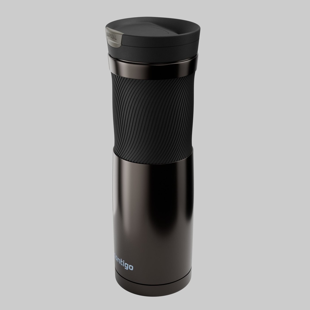 Water Bottle 3D Model – Photorealistic PBR Asset for Games, FBX - View 25