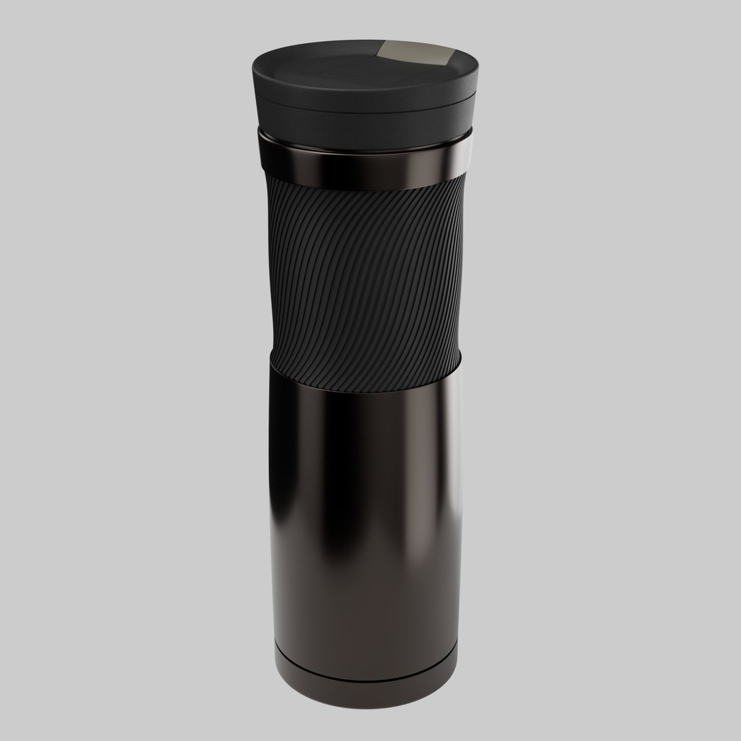 Water Bottle 3D Model – Photorealistic PBR Asset for Games, FBX - View 32