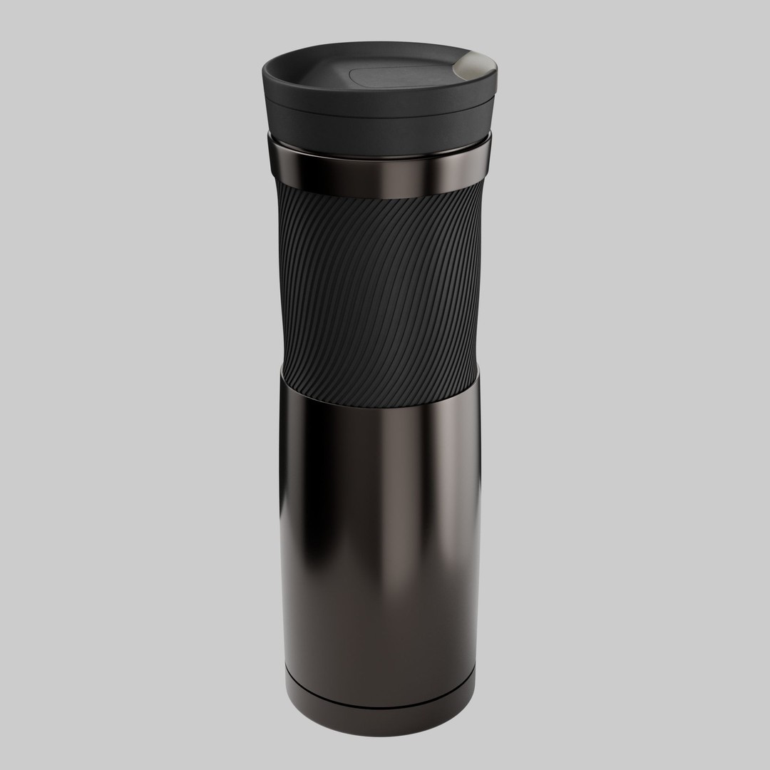 Water Bottle 3D Model – Photorealistic PBR Asset for Games, FBX - View 34