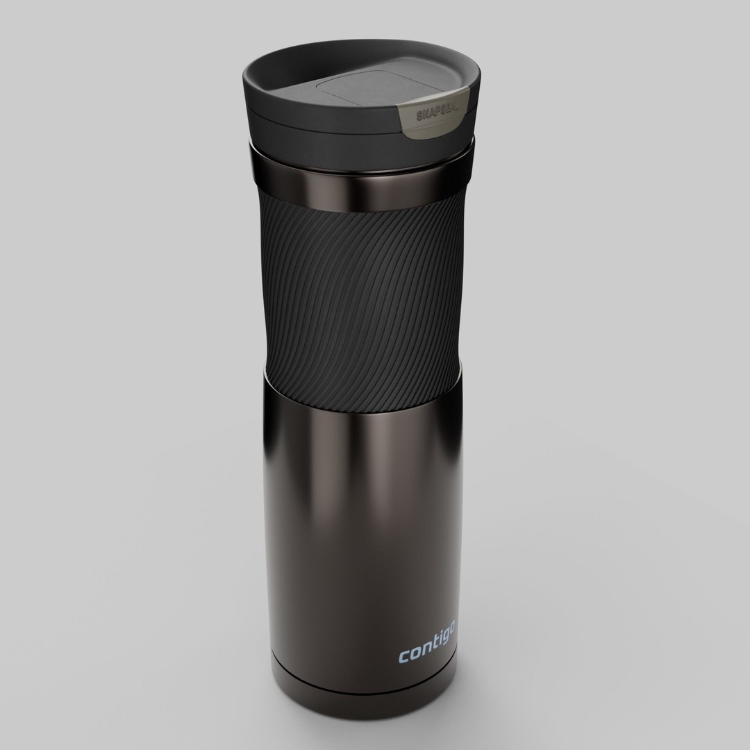 Water Bottle 3D Model – Photorealistic PBR Asset for Games, FBX - View 5