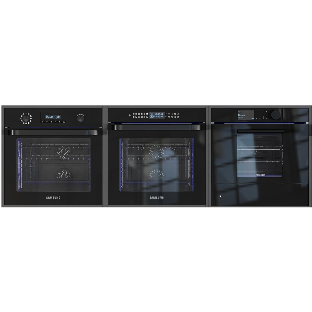 Samsung Oven 3D Model – Detailed Kitchen Appliance, PBR Textures