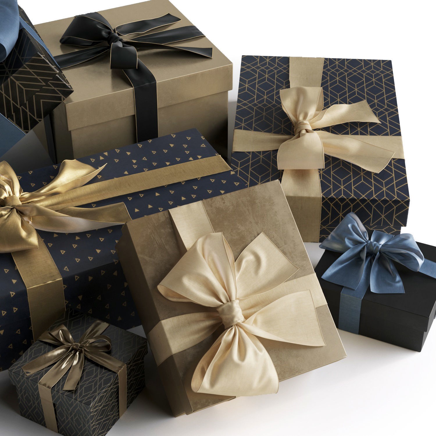 Gift Boxes - High-Quality 3D Model - View 5