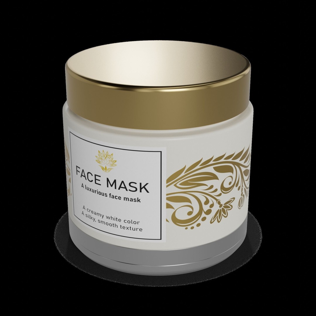 Face Mask 3D Model – Low Poly Realistic Design, FBX Format