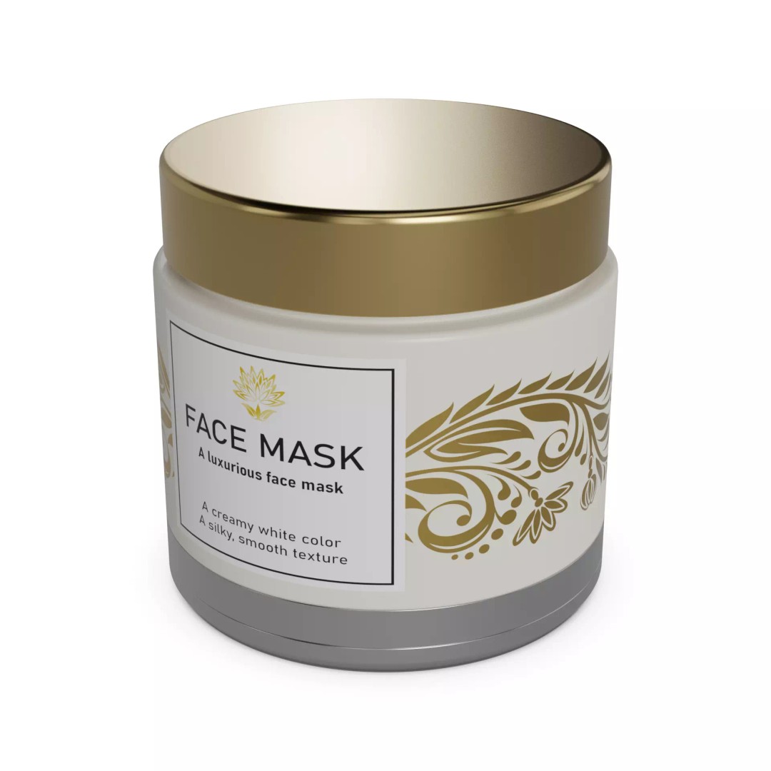 Face Mask 3D Model – Low Poly Realistic Design, FBX Format - View 2