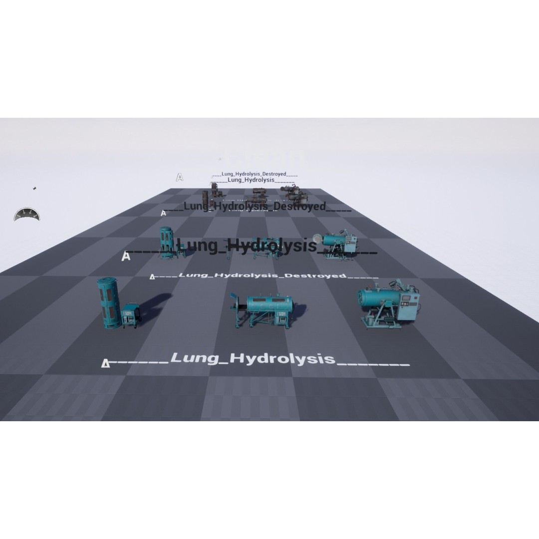 Lung Hydrolysis Equipment 3D Model – Low Poly Rigged Game Asset, FBX - View 3