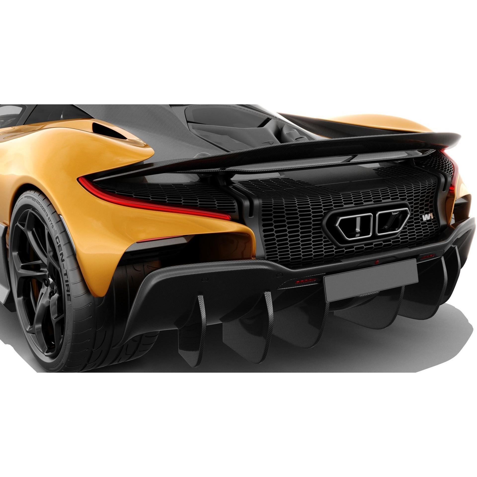 McLaren W1 2025 - Game-Ready 3D Model - View 13