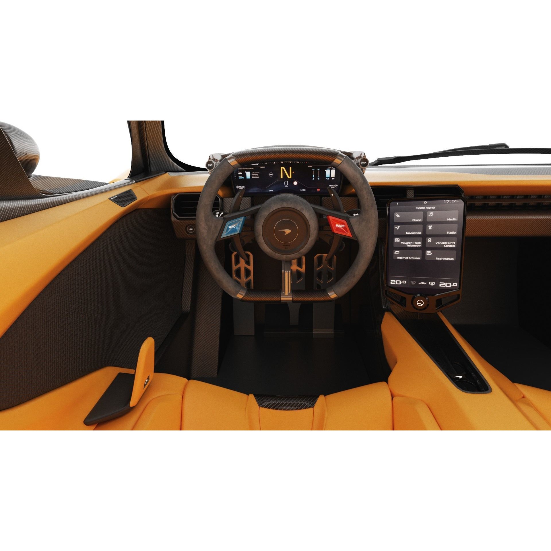 McLaren W1 2025 - Game-Ready 3D Model - View 18