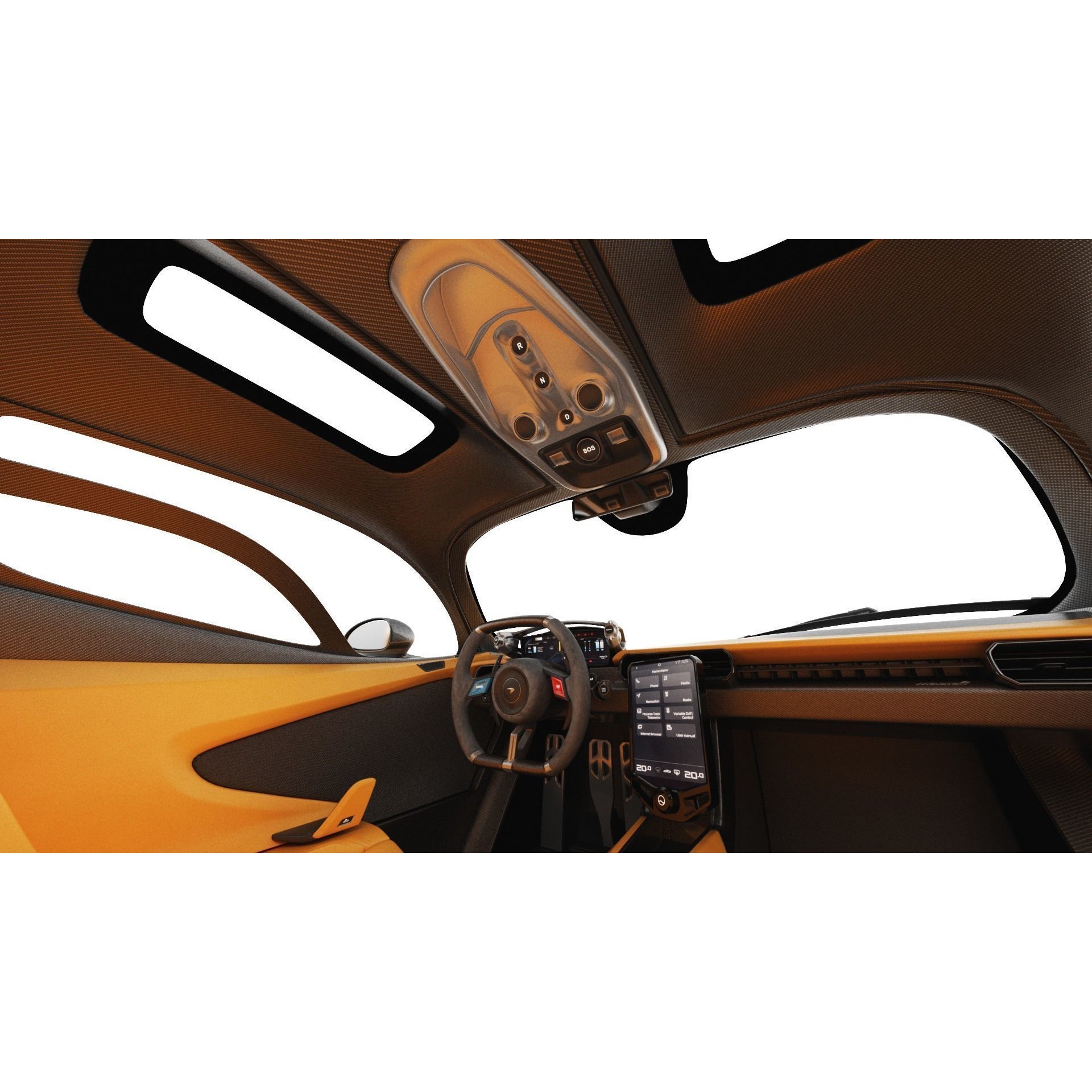 McLaren W1 2025 - Game-Ready 3D Model - View 19