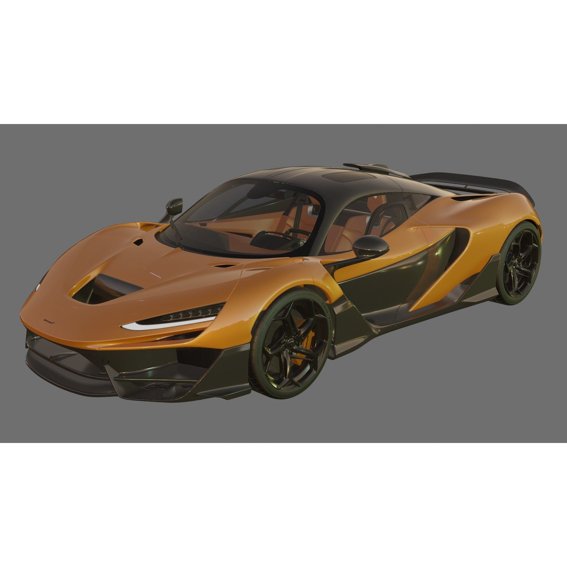 McLaren W1 2025 - Game-Ready 3D Model - View 21