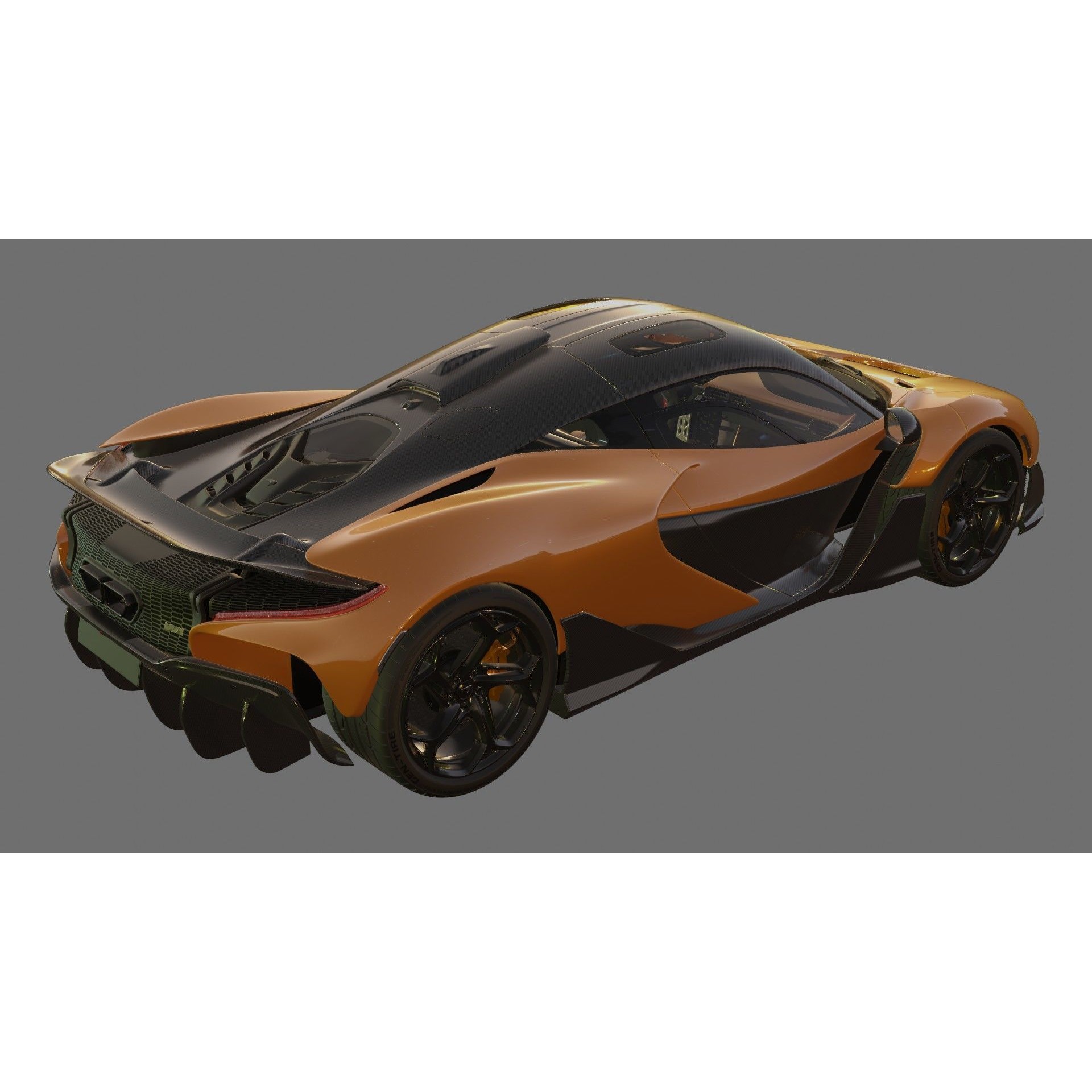 McLaren W1 2025 - Game-Ready 3D Model - View 22