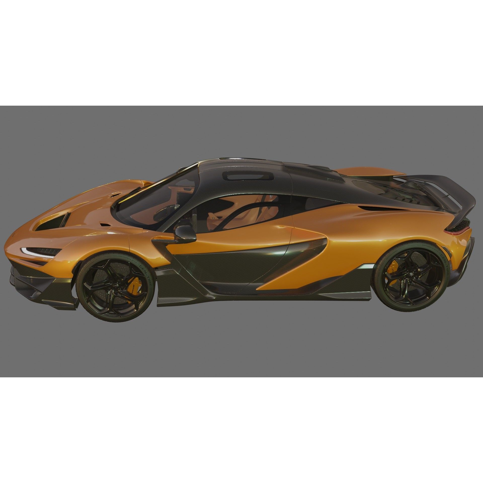 McLaren W1 2025 - Game-Ready 3D Model - View 23