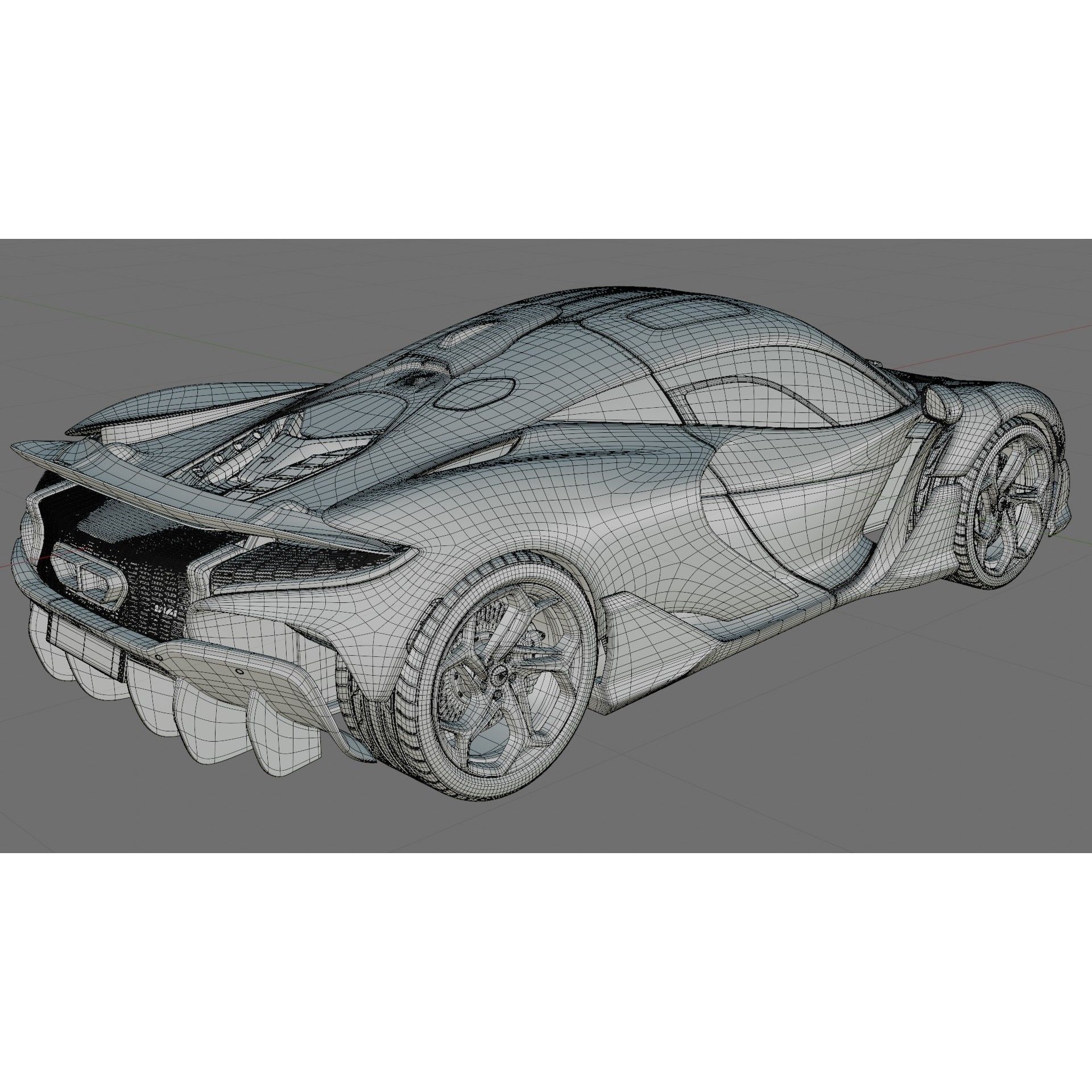 McLaren W1 2025 - Game-Ready 3D Model - View 32