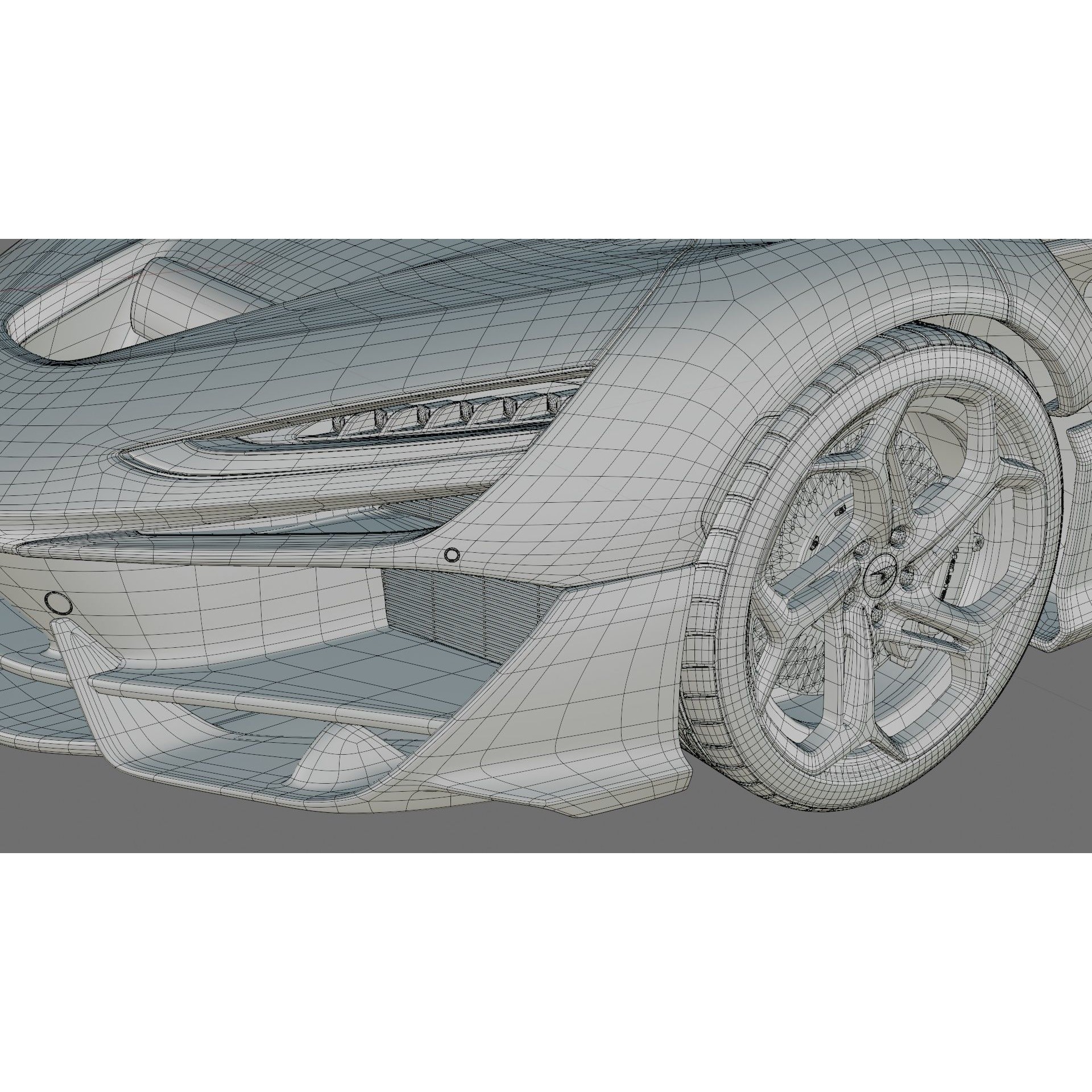 McLaren W1 2025 - Game-Ready 3D Model - View 33