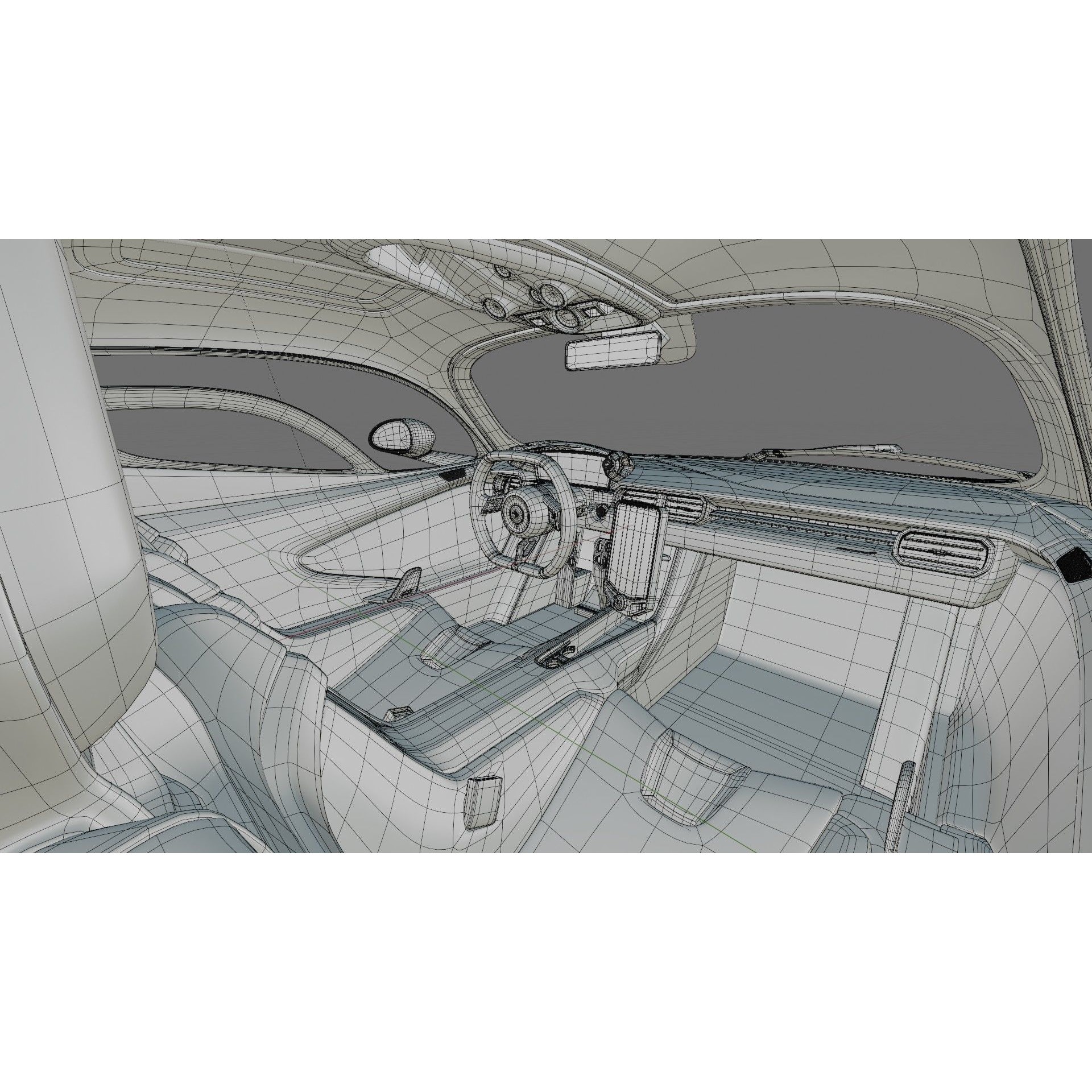 McLaren W1 2025 - Game-Ready 3D Model - View 35