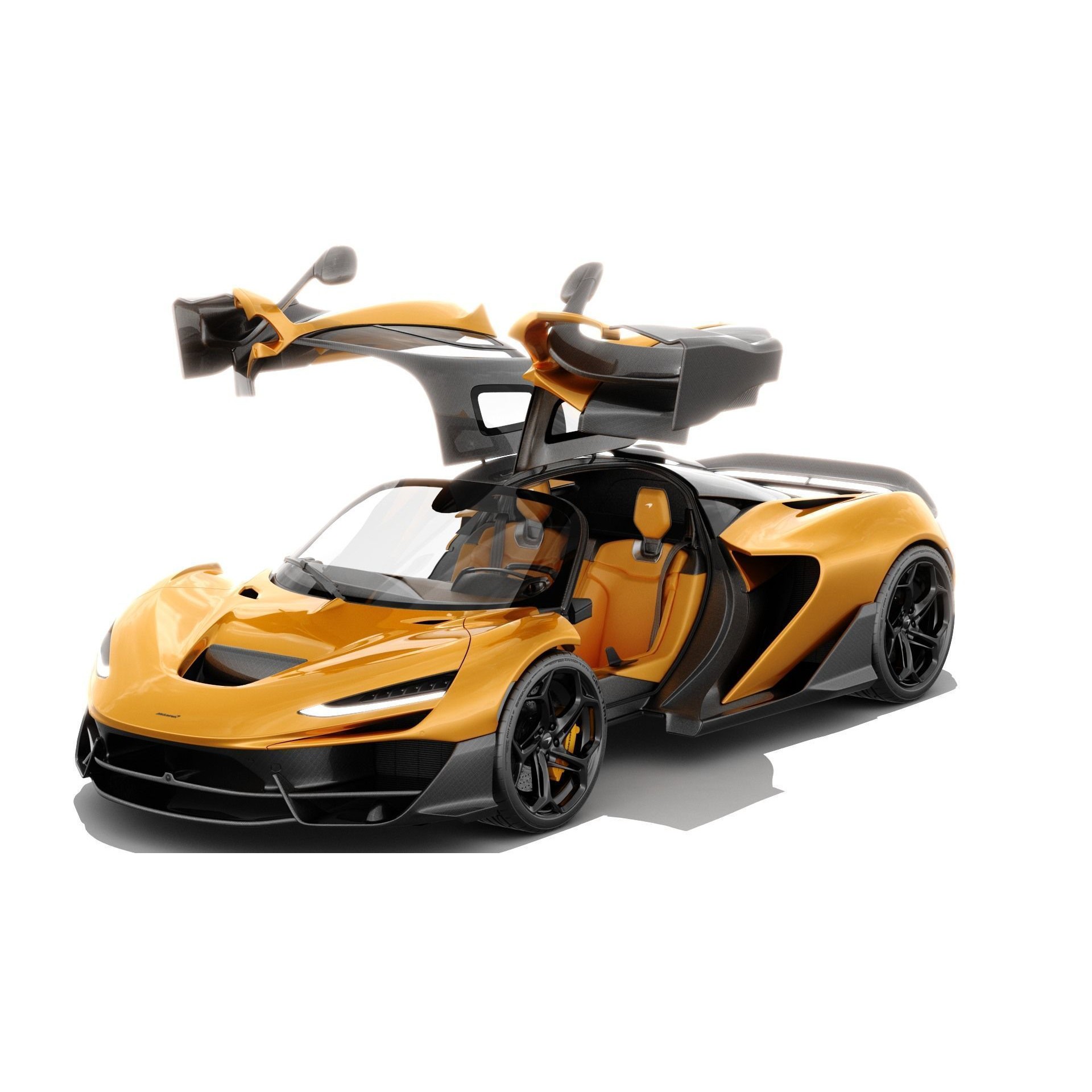 McLaren W1 2025 - Game-Ready 3D Model - View 4