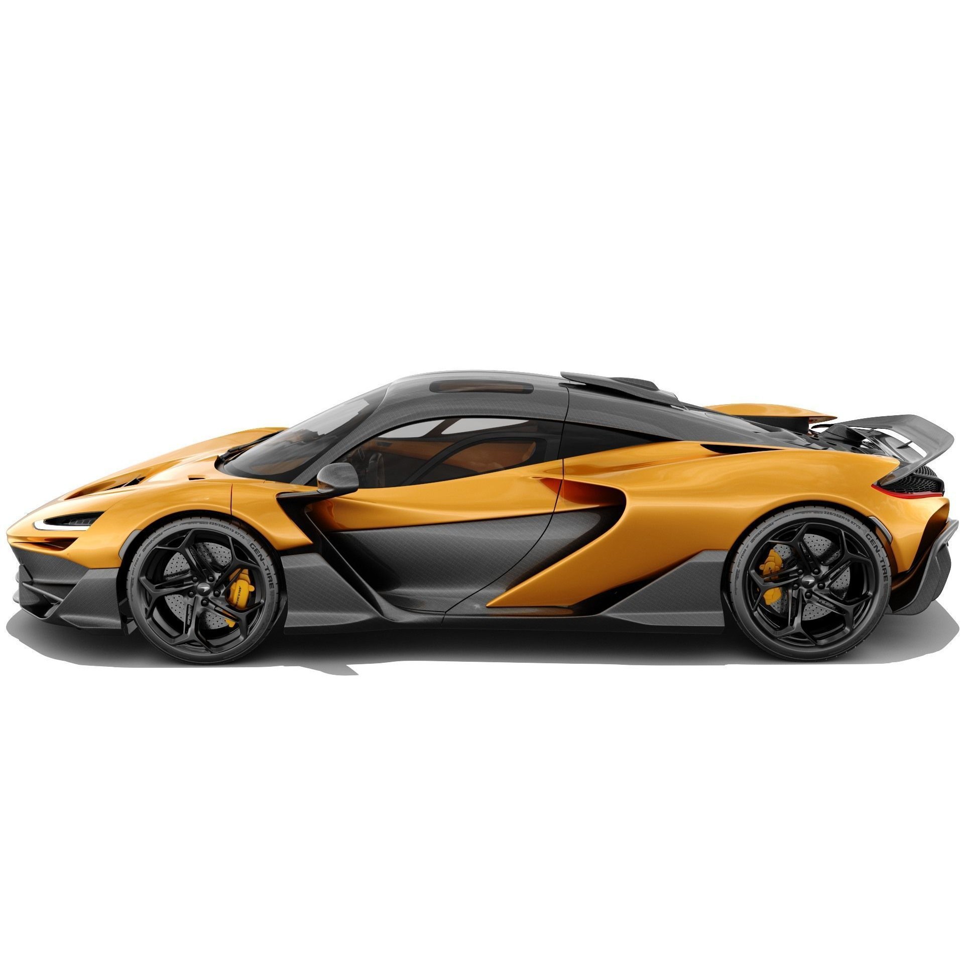 McLaren W1 2025 - Game-Ready 3D Model - View 5