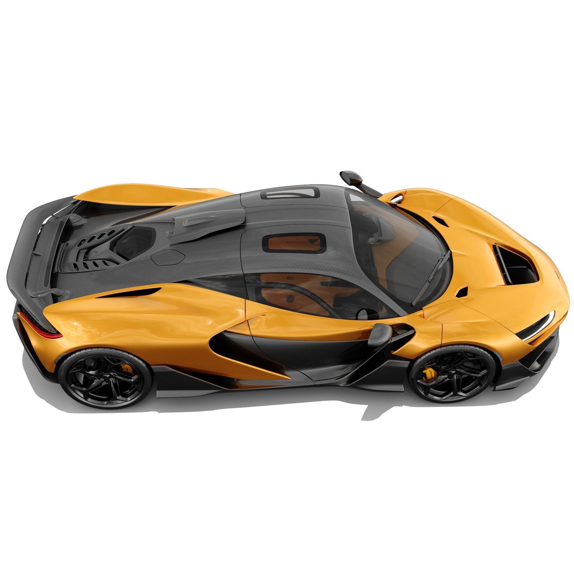McLaren W1 2025 - Game-Ready 3D Model - View 9