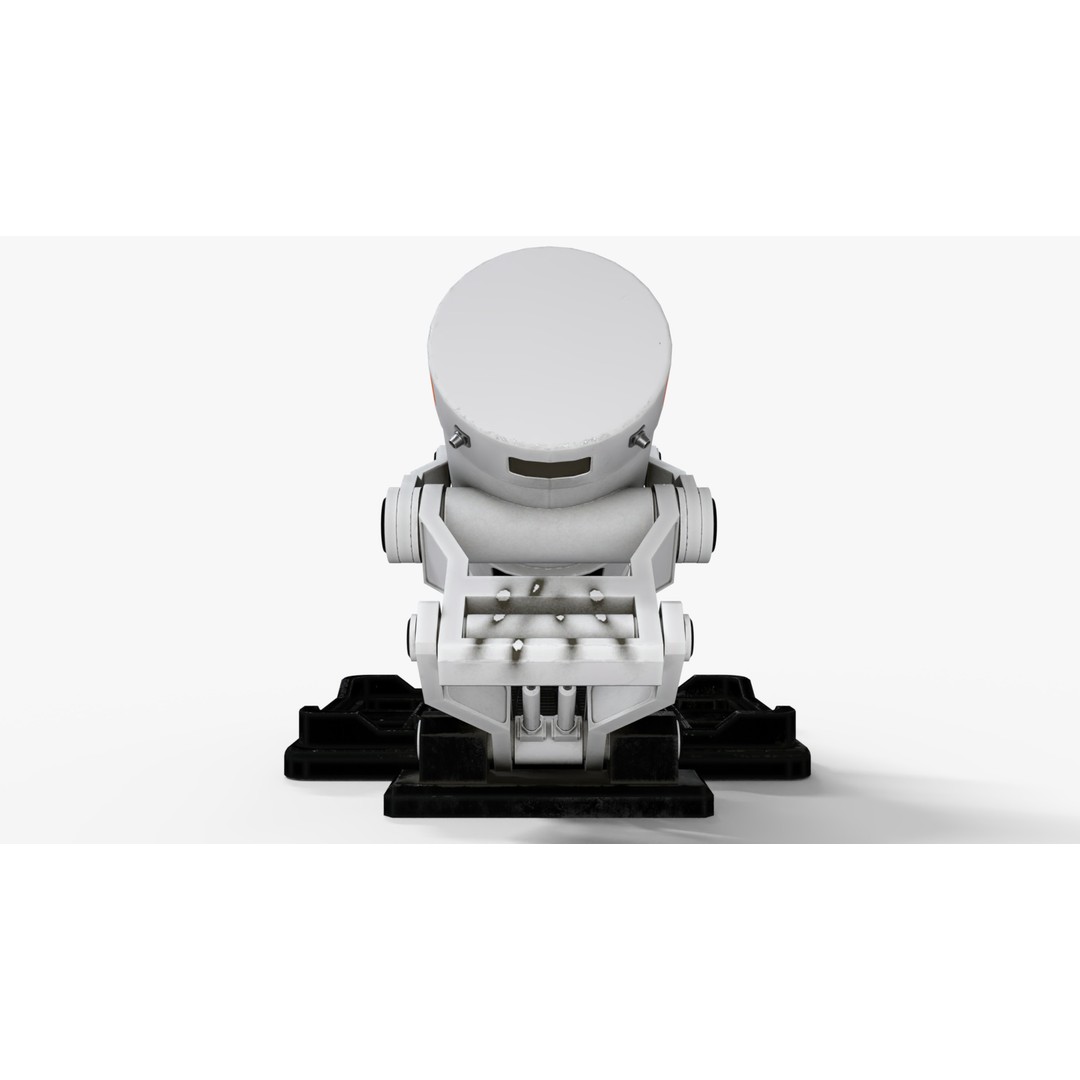 Sci-Fi Medical Bed 3D Model – Low Poly Game Ready Asset, FBX - View 6
