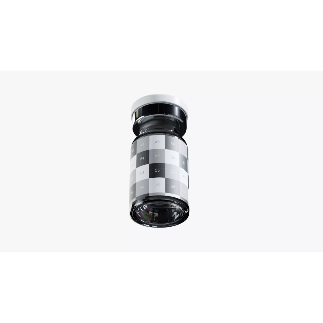 Injection Vial Glass Bottle 3D Model – High Quality Mockup, PBR Textures - View 3