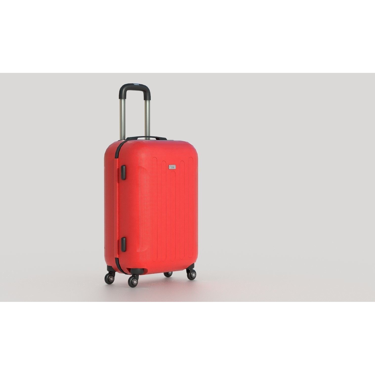 Suitcare Suitcase on Wheels - Low-Poly Game-Ready 3D Model - View 5