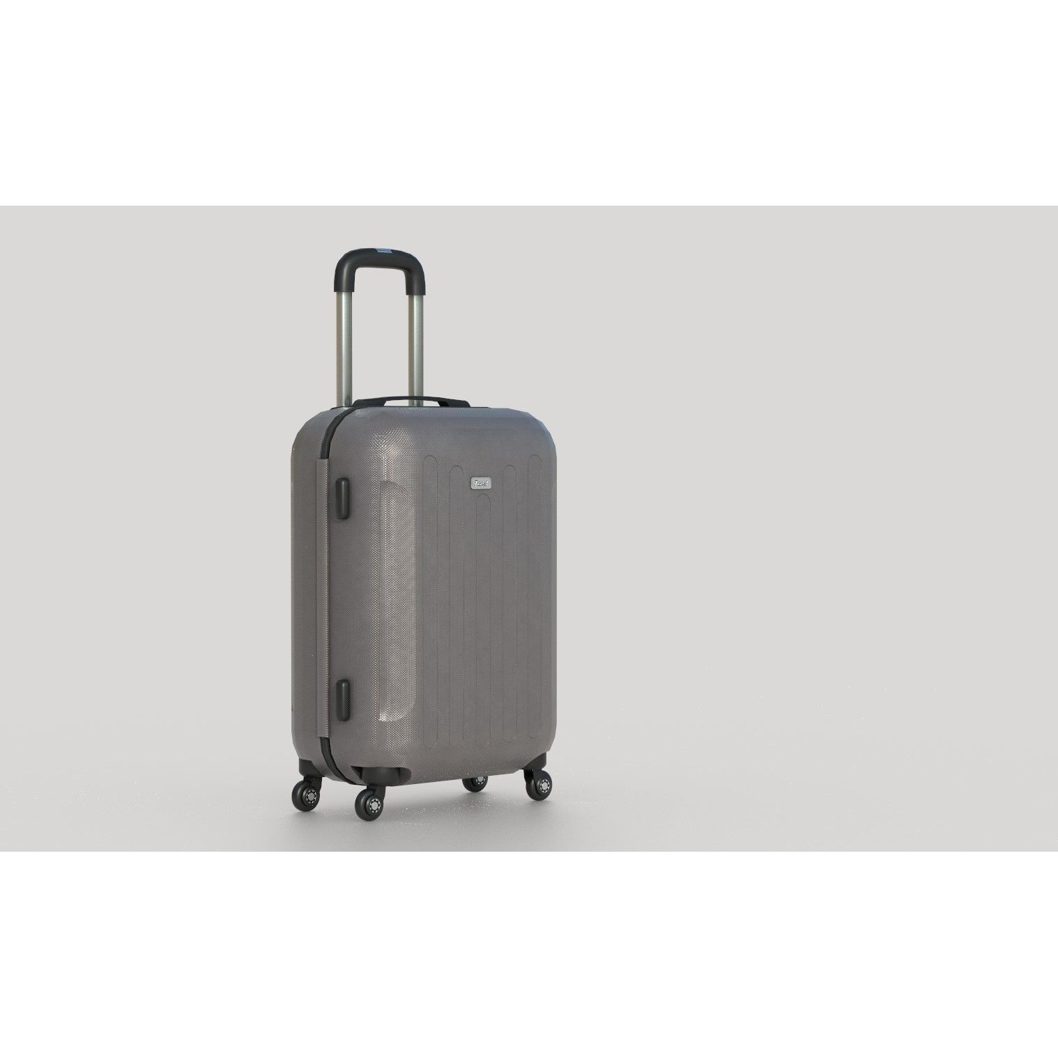 Suitcare Suitcase on Wheels - Low-Poly Game-Ready 3D Model - View 8