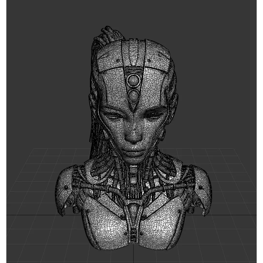 Futuristic Robot Man 3D Model – Rigged Sci-Fi Character, FBX/OBJ - View 6