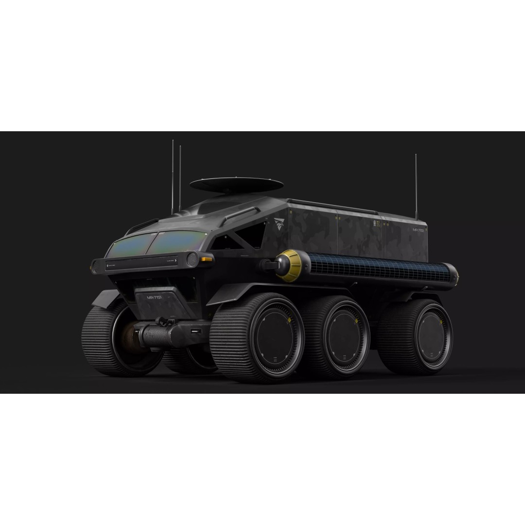 Toyota Lunar Cruiser 3D Model – High Poly Sci-Fi Rover with PBR Textures - View 2