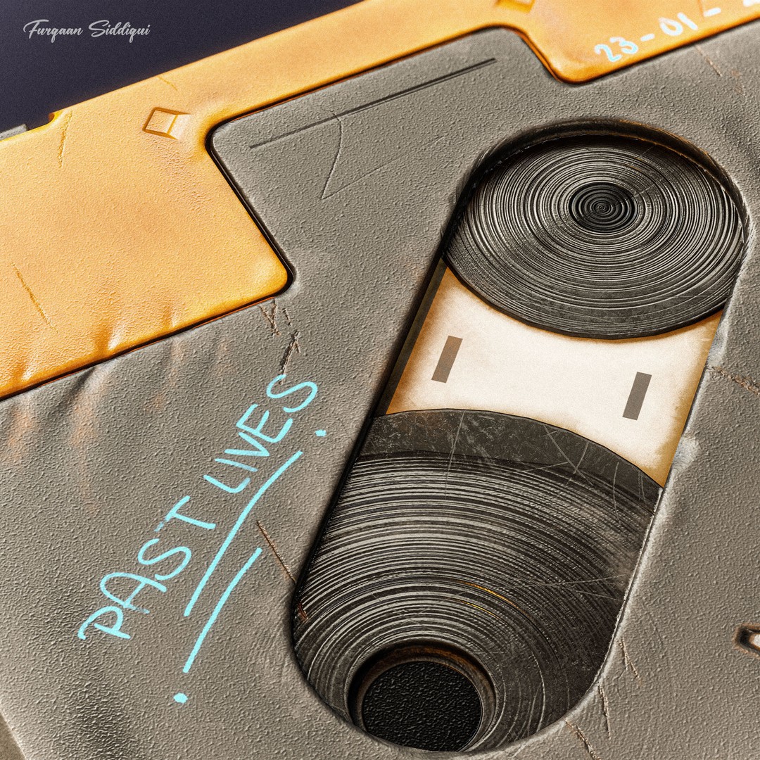 Sci-fi Retro Tape 3D Model – Low Poly PBR Game Asset, FBX - View 7