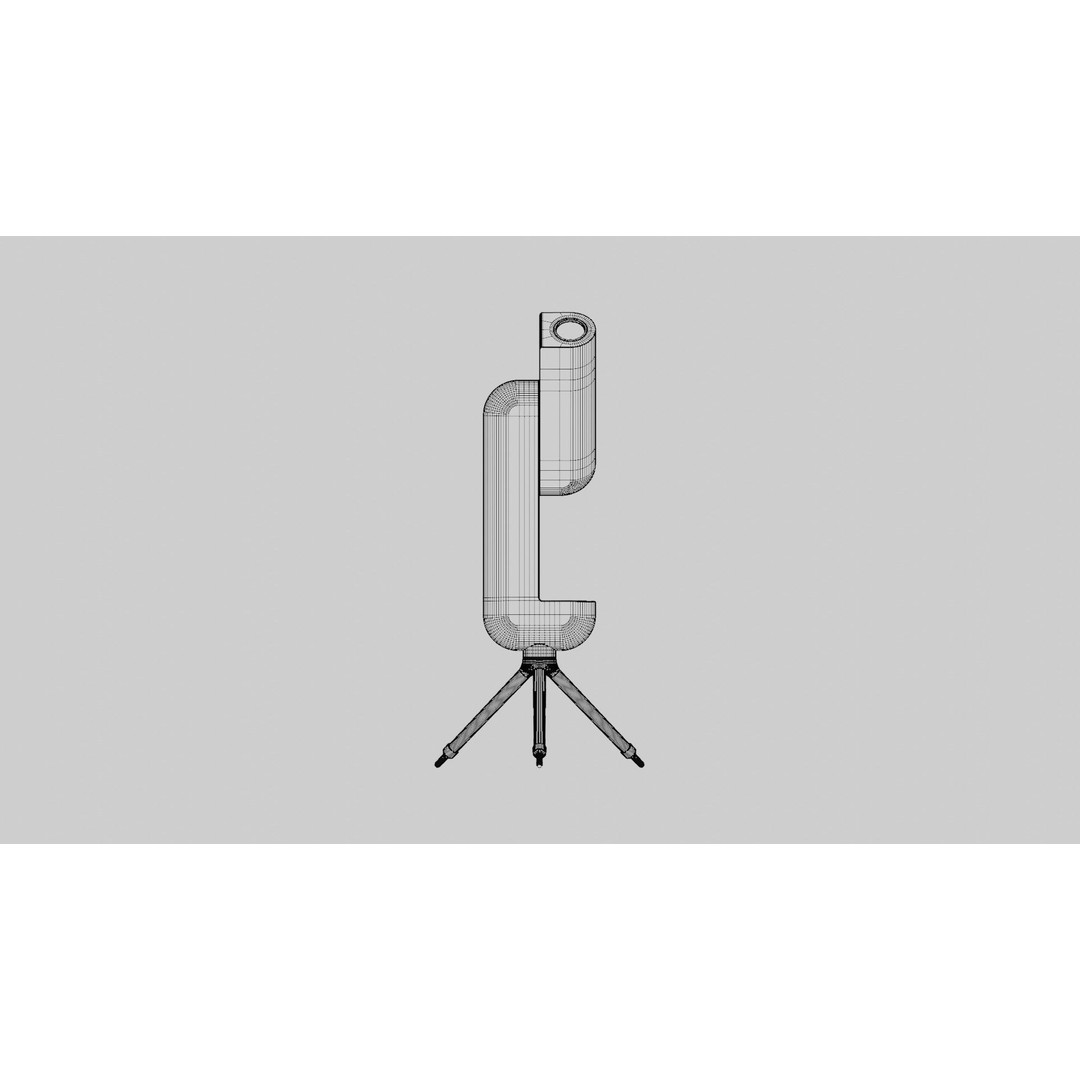 Telescope 3D Model – High Poly PBR Asset, FBX, OBJ, Blender - View 11