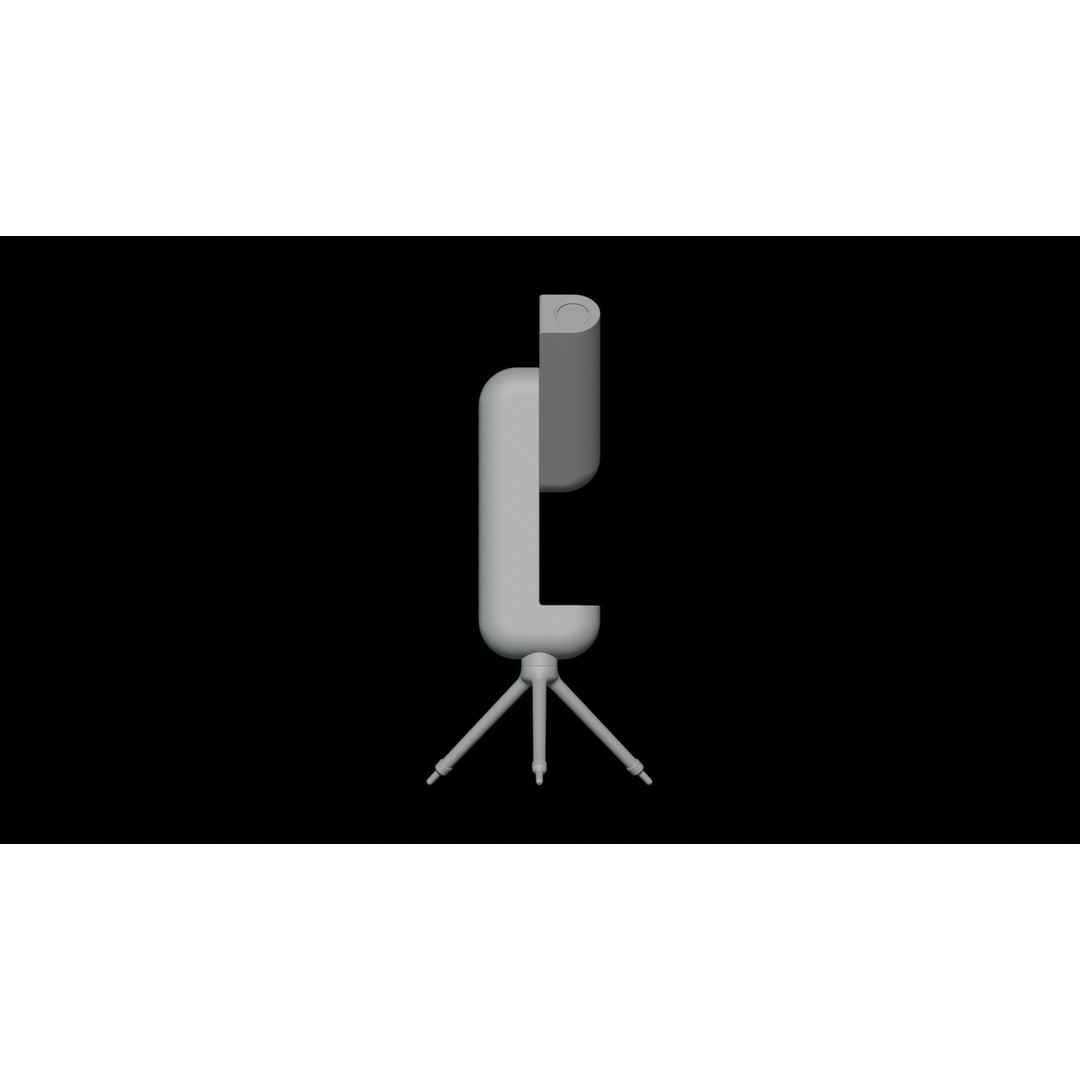 Telescope 3D Model – High Poly PBR Asset, FBX, OBJ, Blender - View 7