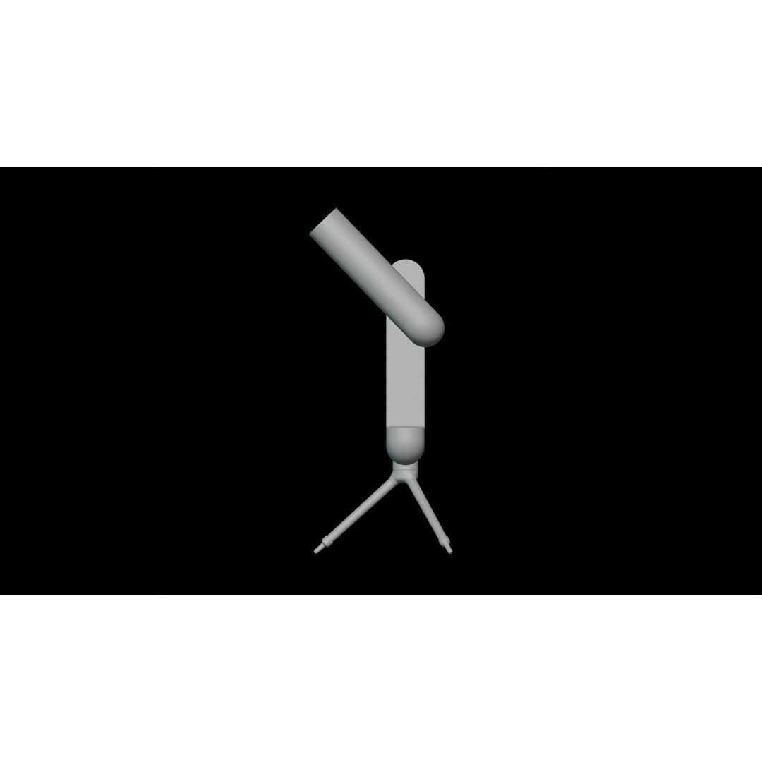 Telescope 3D Model – High Poly PBR Asset, FBX, OBJ, Blender - View 8