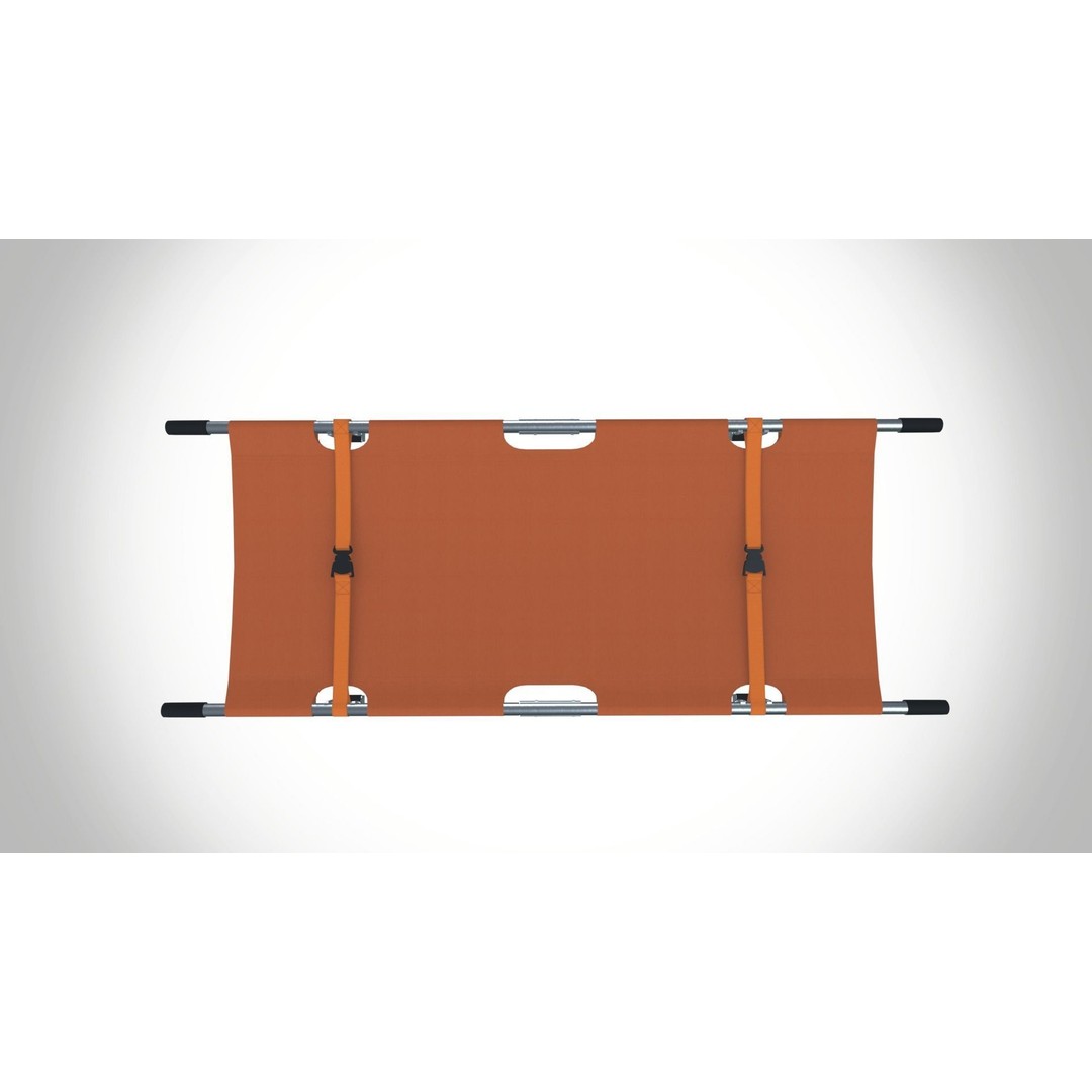 Stretcher 3D Model – Medical Gurney with PBR Textures, FBX - View 6