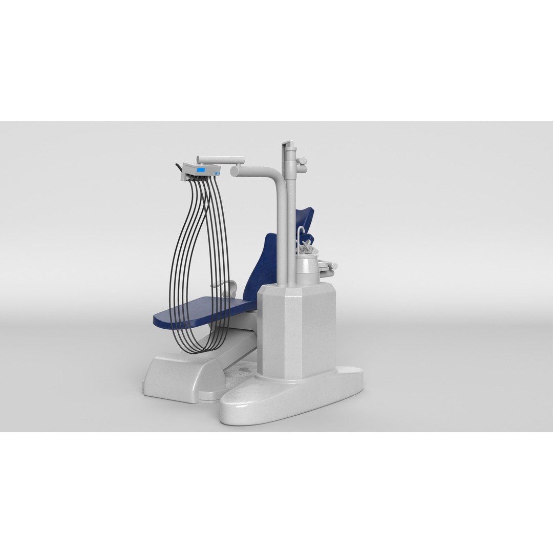 Dentist Chair 3D Model – PBR Medical Asset, FBX, Blender - View 10