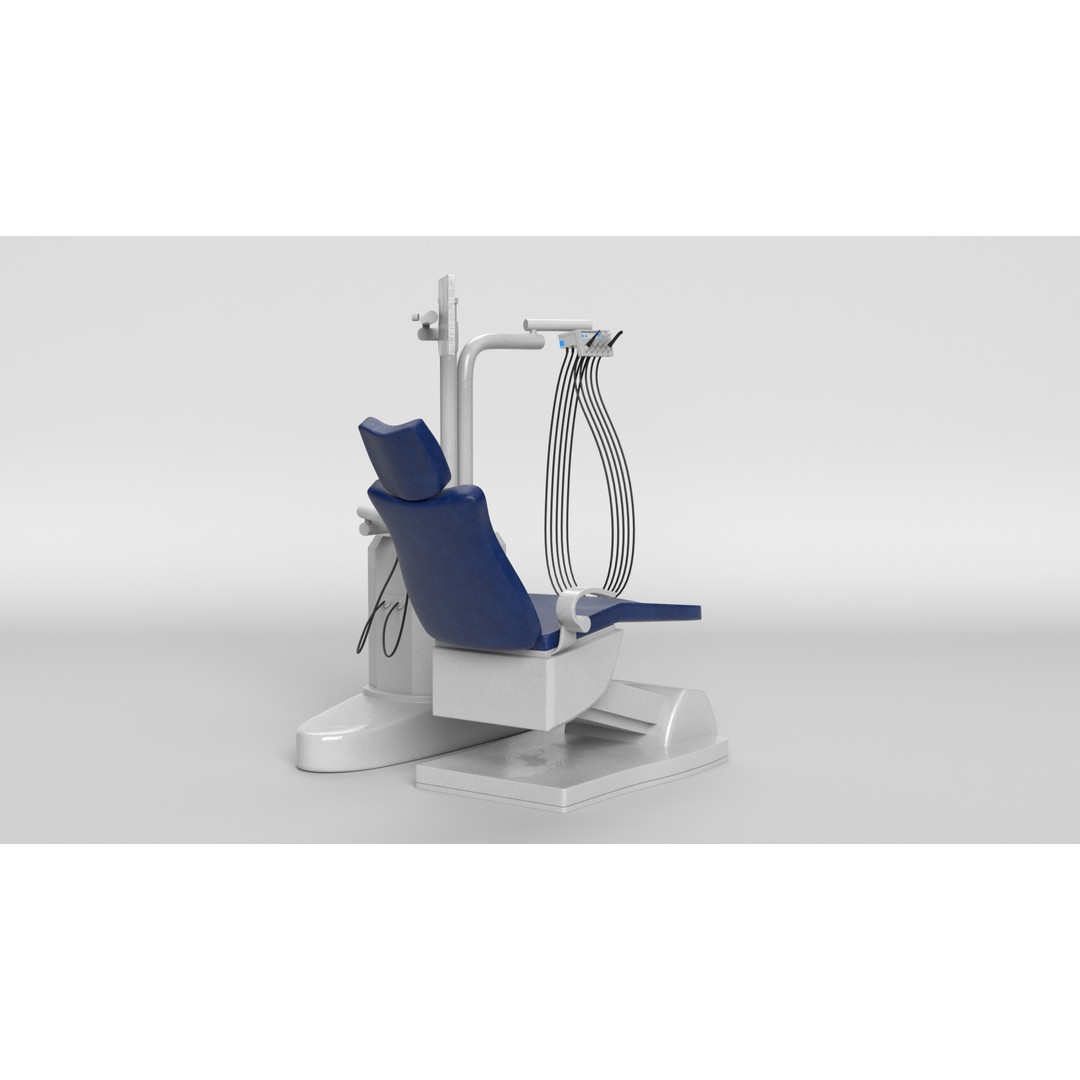 Dentist Chair 3D Model – PBR Medical Asset, FBX, Blender - View 5