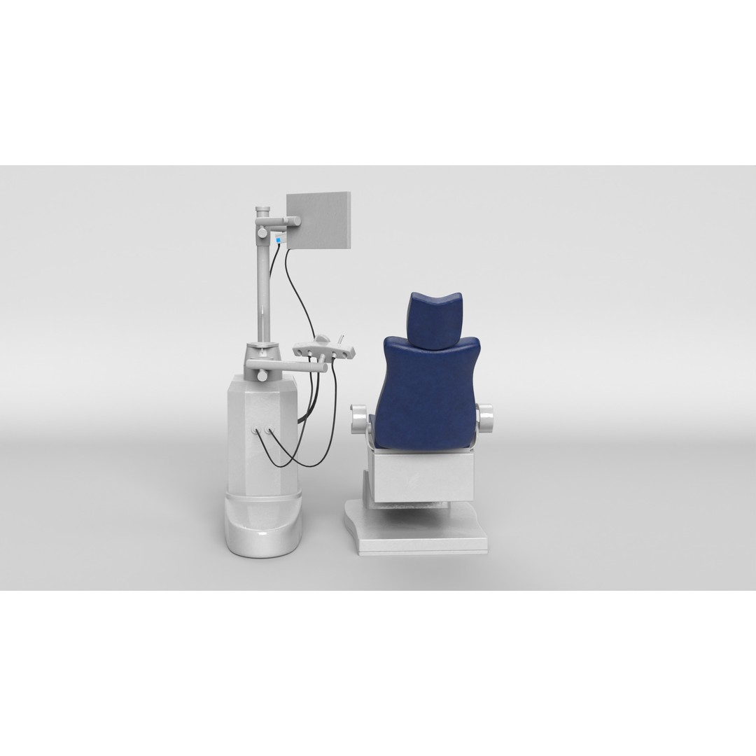 Dentist Chair 3D Model – PBR Medical Asset, FBX, Blender - View 6