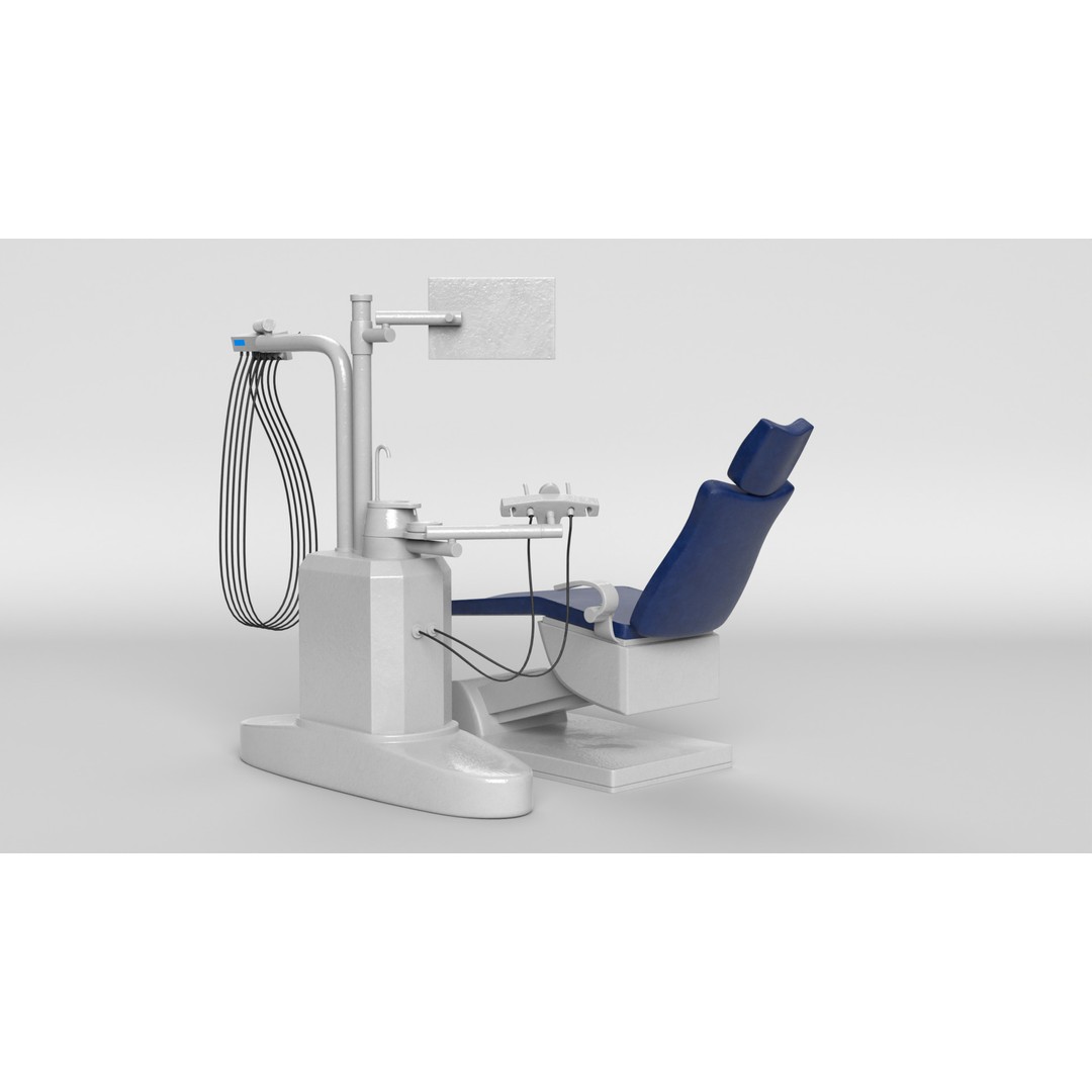 Dentist Chair 3D Model – PBR Medical Asset, FBX, Blender - View 7