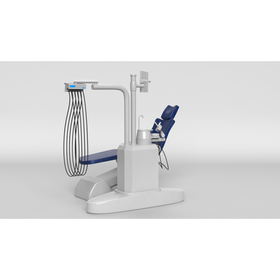 Dentist Chair 3D Model – PBR Medical Asset, FBX, Blender - View 9