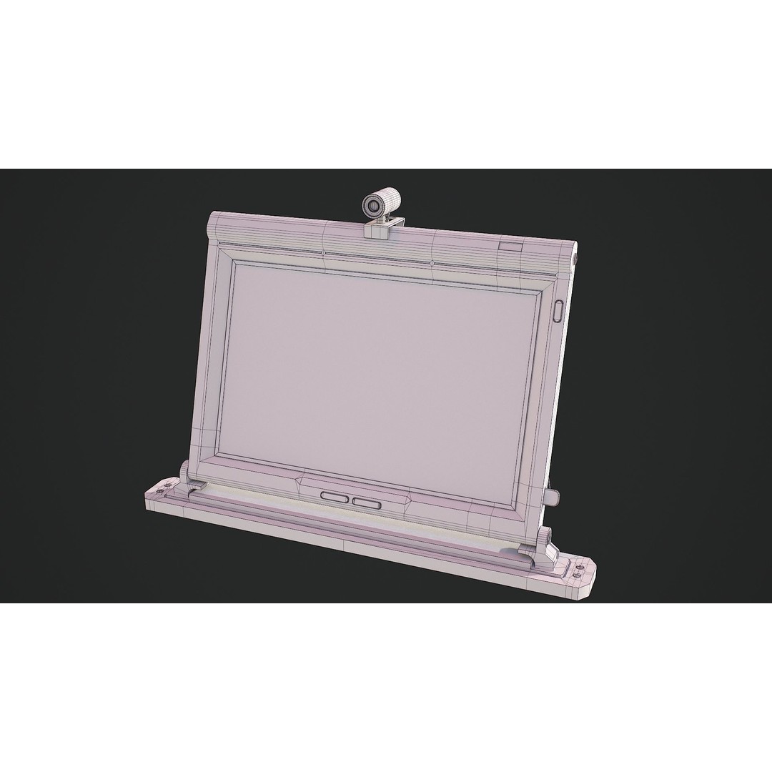 Sci-Fi Display Monitor Screen 3D Model – Low Poly PBR Game Asset, FBX - View 17