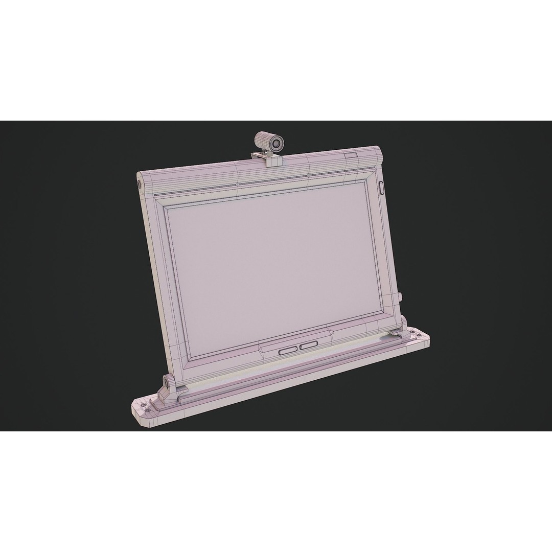 Sci-Fi Display Monitor Screen 3D Model – Low Poly PBR Game Asset, FBX - View 18
